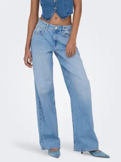 Discount ONLHOPE Høj talje Wide leg fit Jeans Dame Jeans|Jeans