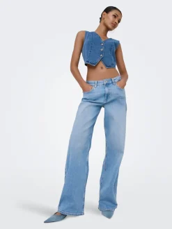 Discount ONLHOPE Høj talje Wide leg fit Jeans Dame Jeans|Jeans