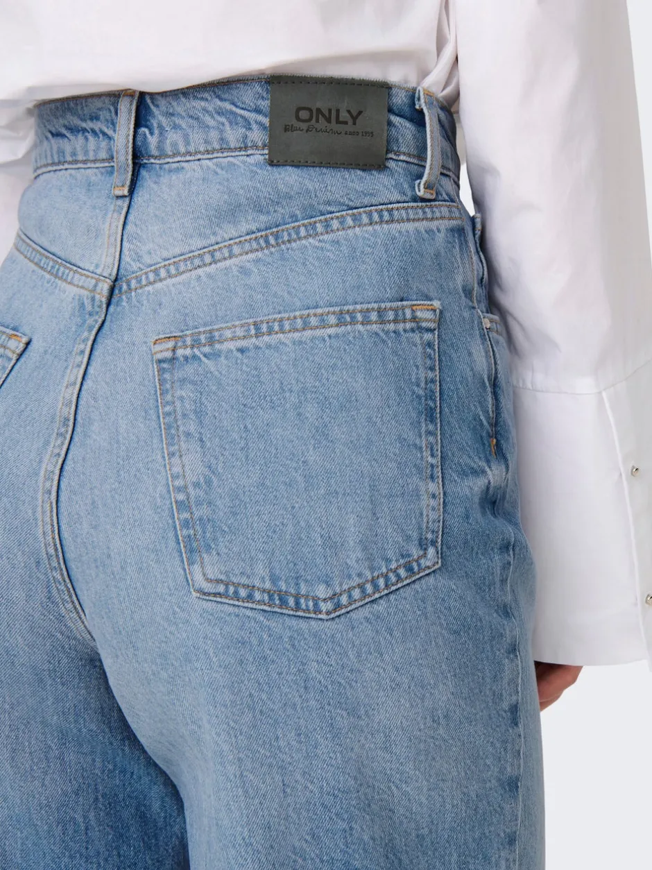 New ONLHOPE Høj talje Wide leg fit Jeans Dame Jeans|Jeans