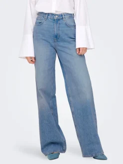 New ONLHOPE Høj talje Wide leg fit Jeans Dame Jeans|Jeans