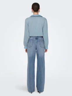 Best ONLHOPE Høj talje Wide leg fit Jeans Dame Jeans|Jeans