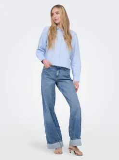 Best ONLHOPE Høj talje Wide leg fit Jeans Dame Jeans|Jeans