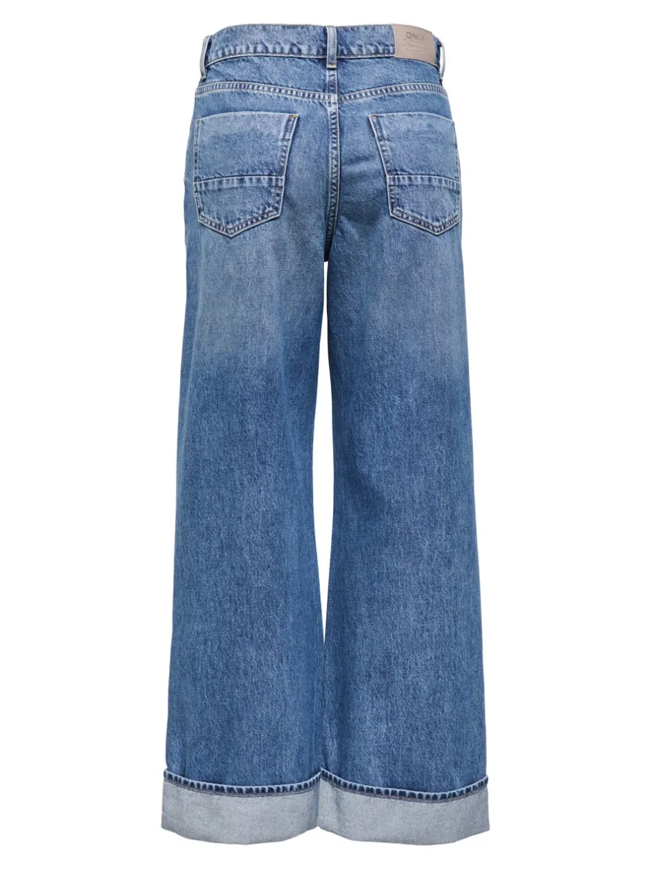 Best ONLHOPE Høj talje Wide leg fit Jeans Dame Jeans|Jeans