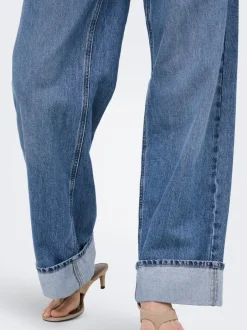 Best ONLHOPE Høj talje Wide leg fit Jeans Dame Jeans|Jeans