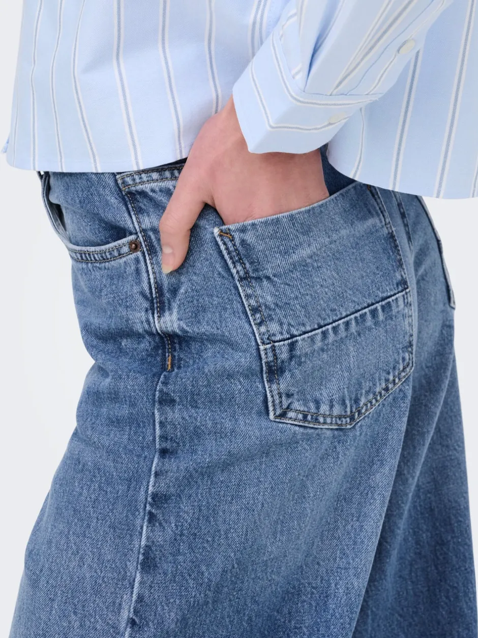 Best ONLHOPE Høj talje Wide leg fit Jeans Dame Jeans|Jeans