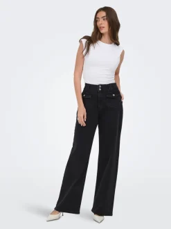 Best ONLHOPE Høj talje Wide leg fit Jeans Dame Jeans|Jeans