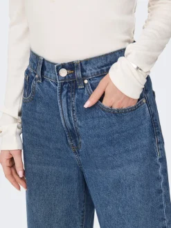 Online ONLHOPE Høj talje Wide leg fit Jeans Dame Jeans|Jeans