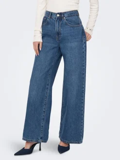 Online ONLHOPE Høj talje Wide leg fit Jeans Dame Jeans|Jeans