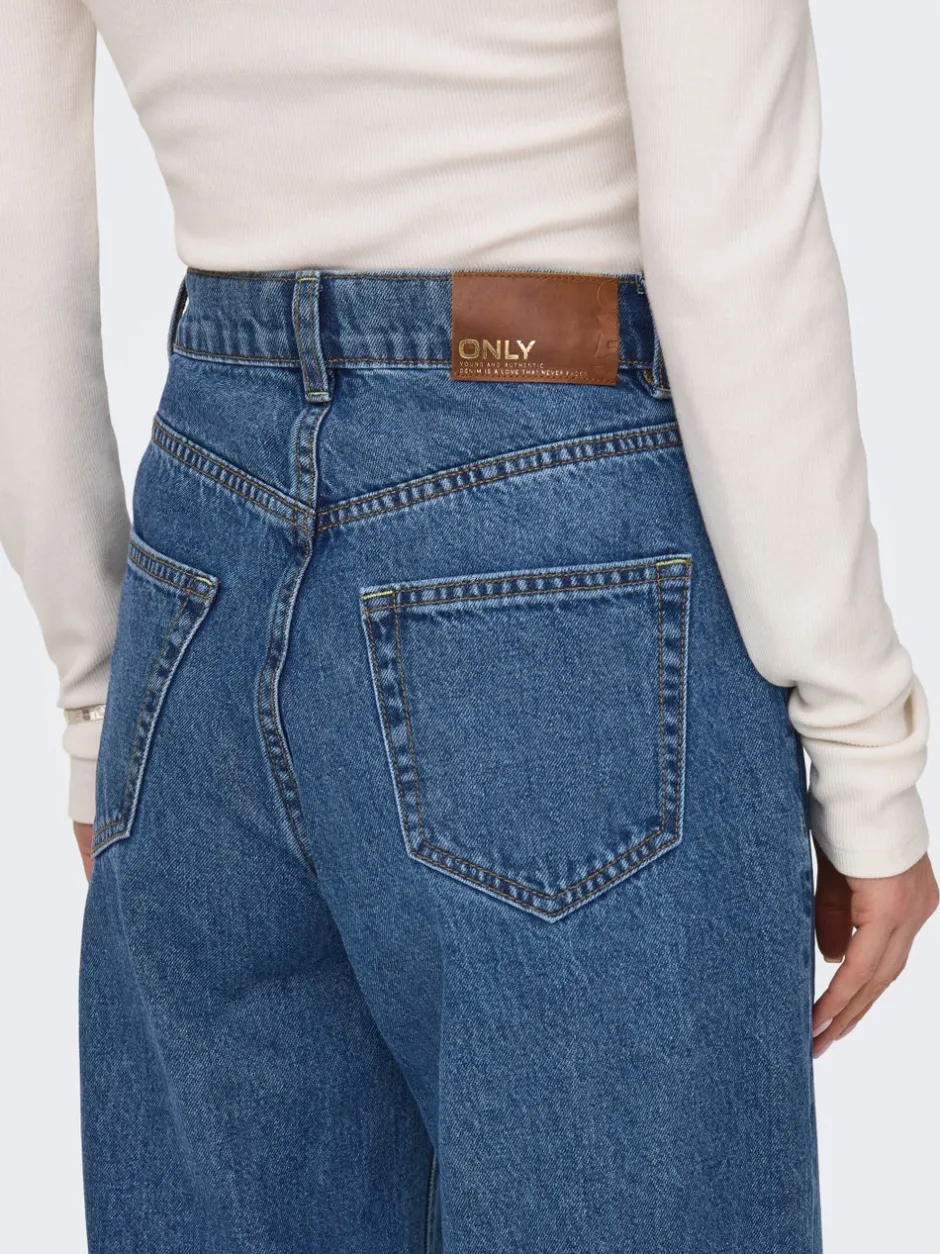 Online ONLHOPE Høj talje Wide leg fit Jeans Dame Jeans|Jeans