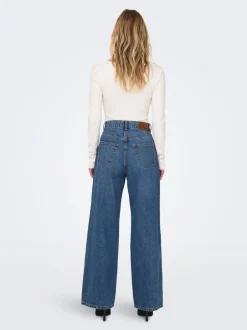Online ONLHOPE Høj talje Wide leg fit Jeans Dame Jeans|Jeans