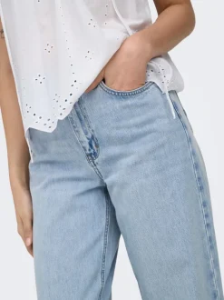 New ONLHOPE Høj talje Wide leg fit Jeans Dame Jeans|Jeans