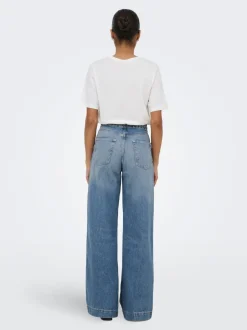Clearance ONLHOPE Høj talje Wide leg fit Jeans Dame Jeans|Jeans