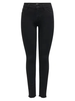 New ONLHUSH Mellemhøj talje Skinny fit Ankellængde Jeans Dame Jeans|Jeans