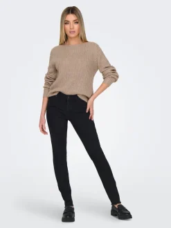 New ONLHUSH Mellemhøj talje Skinny fit Ankellængde Jeans Dame Jeans|Jeans