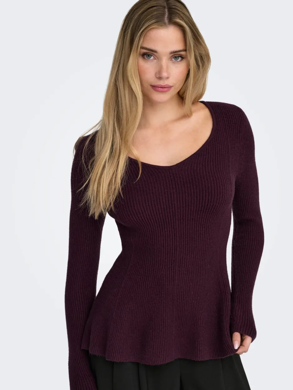 Outlet ONLIBI Striktrøje Dame Strik & Cardigans