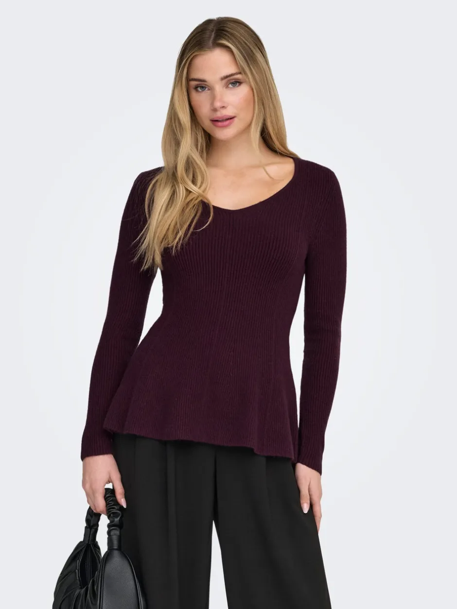 Outlet ONLIBI Striktrøje Dame Strik & Cardigans