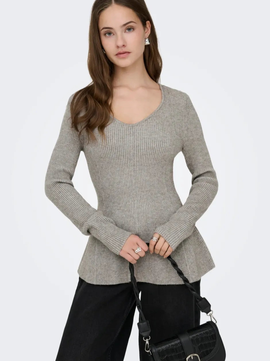 Hot ONLIBI Striktrøje Dame Strik & Cardigans