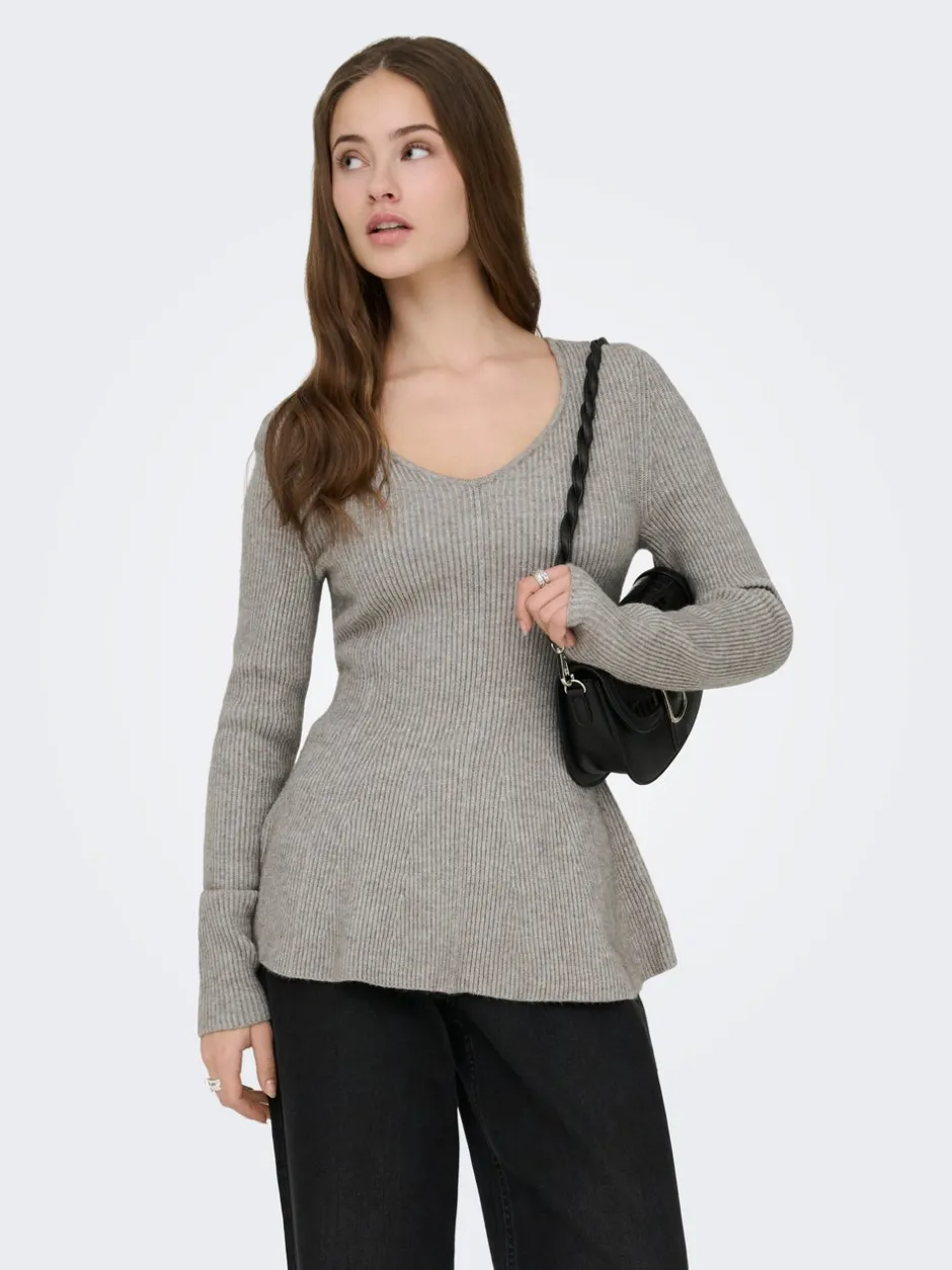 Hot ONLIBI Striktrøje Dame Strik & Cardigans