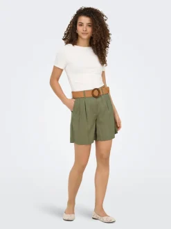 Best ONLIBIZA Høj talje Regular fit Bermuda-shorts Dame Shorts