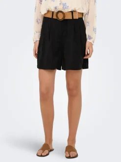 Discount ONLIBIZA Høj talje Regular fit Bermuda-shorts Dame Shorts
