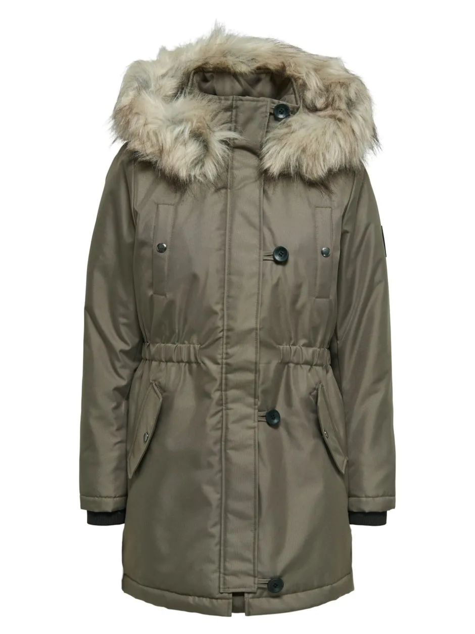 Best ONLIRIS Lang parka Dame Jakker Og Frakker