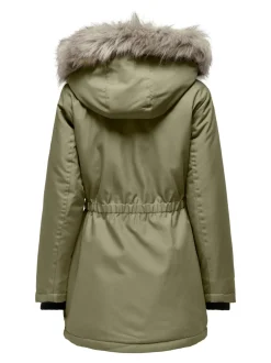 New ONLIRIS Lang parka Dame Jakker Og Frakker