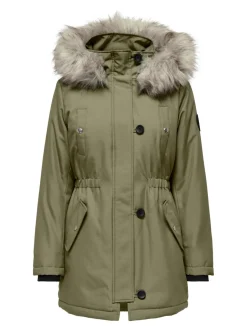 New ONLIRIS Lang parka Dame Jakker Og Frakker