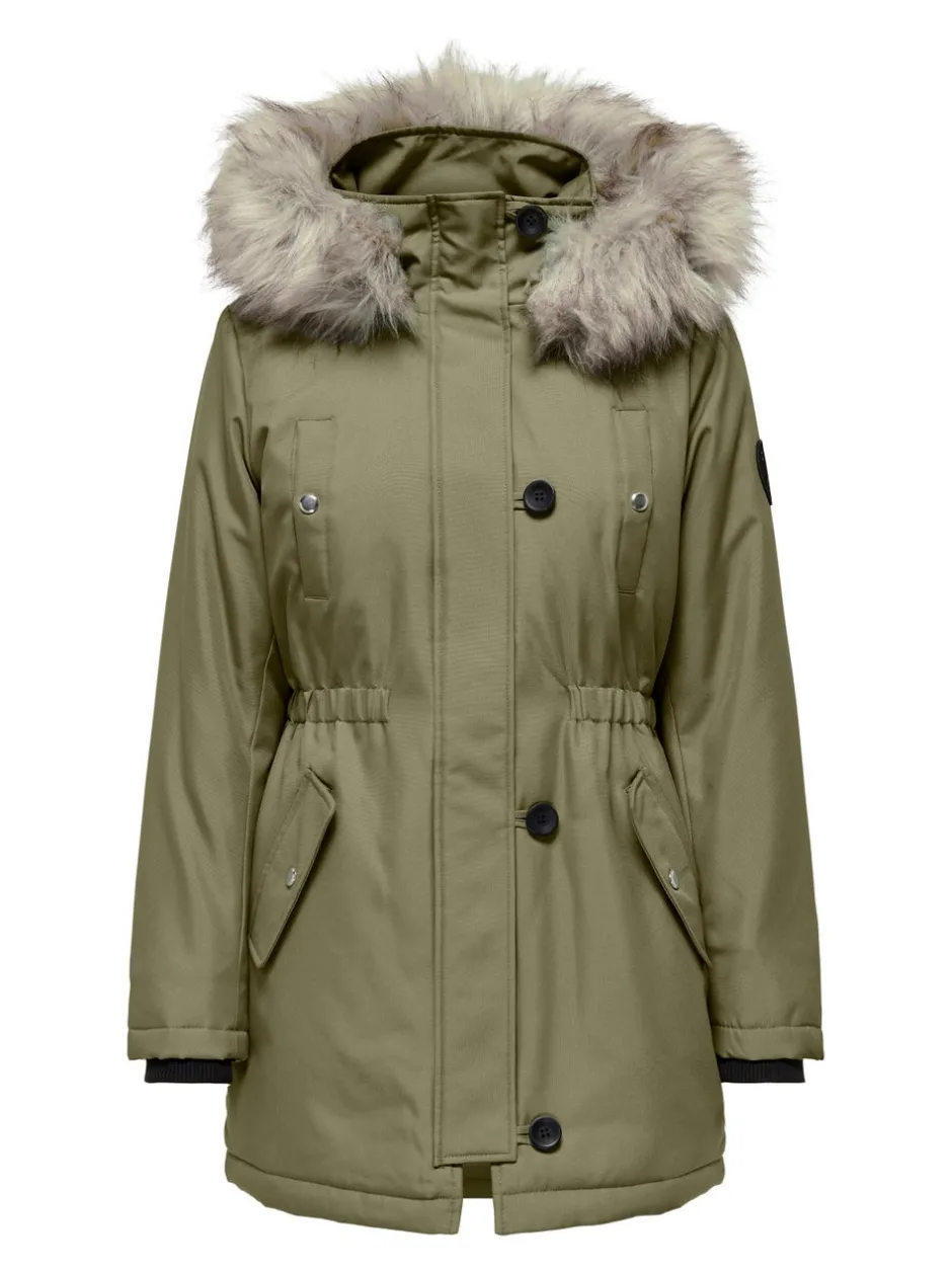 New ONLIRIS Lang parka Dame Jakker Og Frakker
