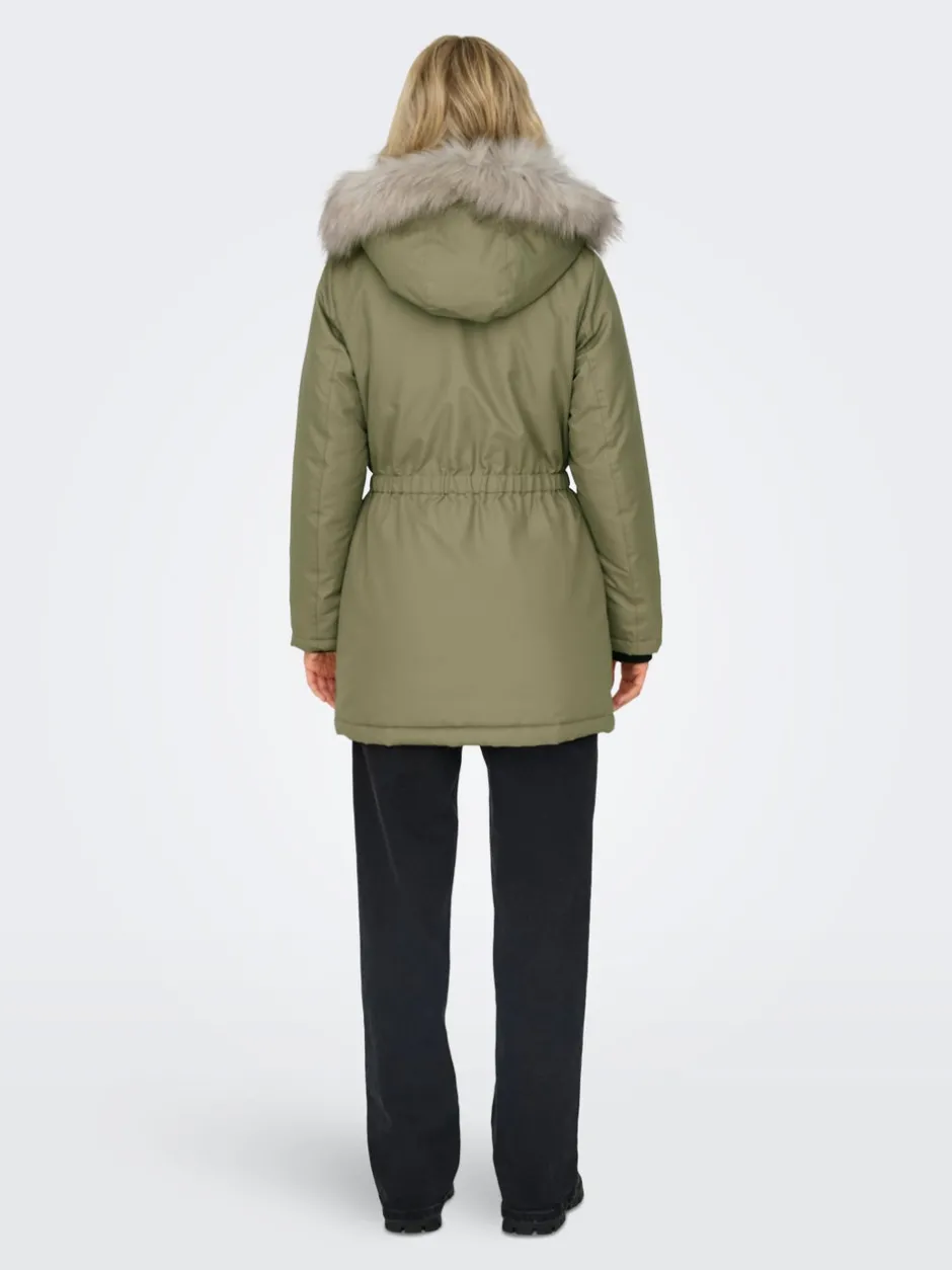 New ONLIRIS Lang parka Dame Jakker Og Frakker