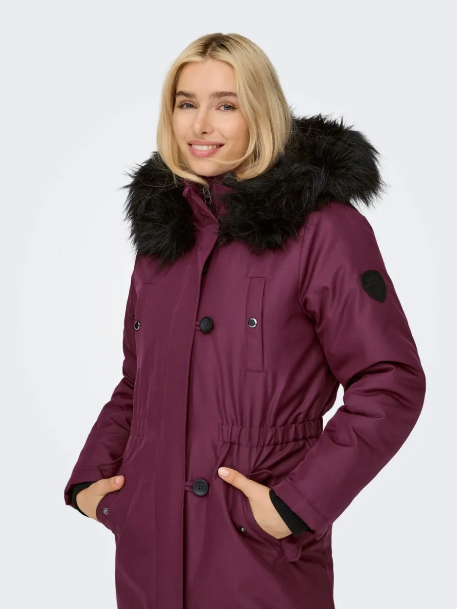 Outlet ONLIRIS Lang parka Dame Jakker Og Frakker