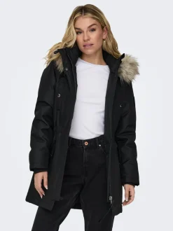 Discount ONLIRIS Lang parka Dame Jakker Og Frakker
