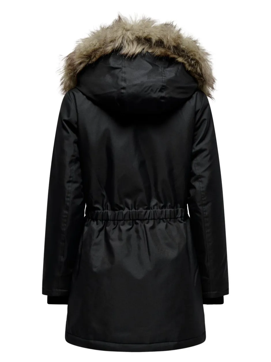 Discount ONLIRIS Lang parka Dame Jakker Og Frakker