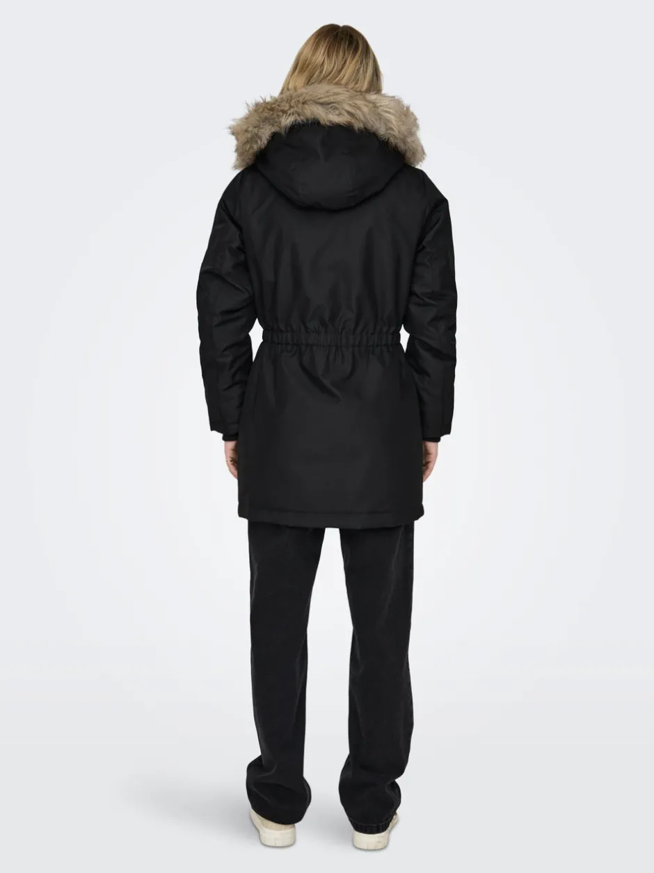 Discount ONLIRIS Lang parka Dame Jakker Og Frakker