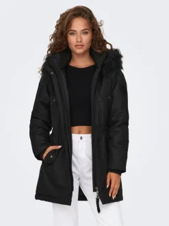Best ONLIRIS Lang parka Dame Jakker Og Frakker
