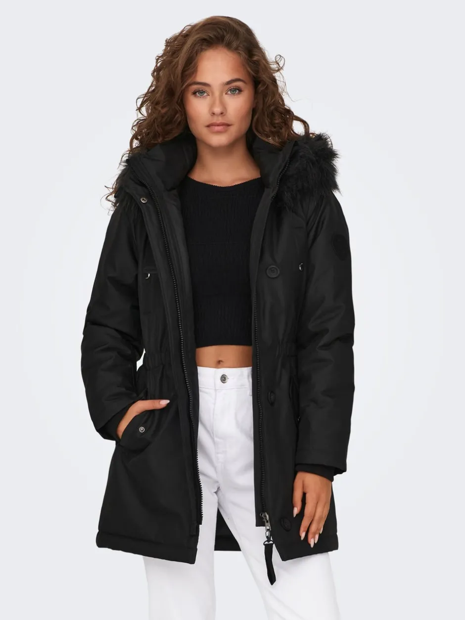 Best ONLIRIS Lang parka Dame Jakker Og Frakker