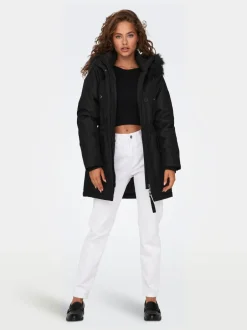 Best ONLIRIS Lang parka Dame Jakker Og Frakker