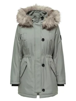 Discount ONLIRIS Lang parka Dame Jakker Og Frakker