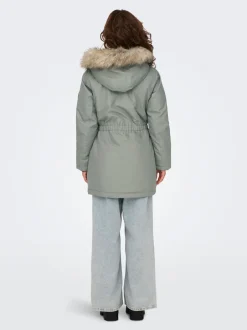 Discount ONLIRIS Lang parka Dame Jakker Og Frakker