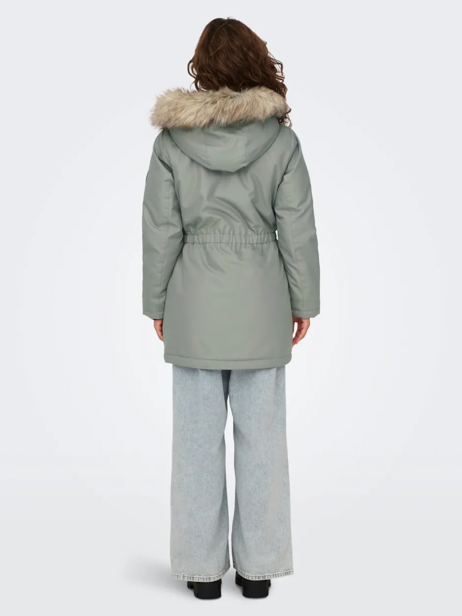 Discount ONLIRIS Lang parka Dame Jakker Og Frakker