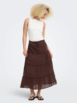 Sale ONLISA Nederdel Lang nederdel Dame Nederdele