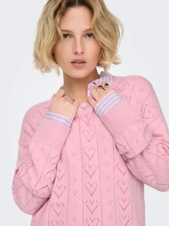 Hot ONLISA Striktrøje Dame Strik & Cardigans
