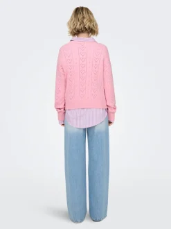 Hot ONLISA Striktrøje Dame Strik & Cardigans