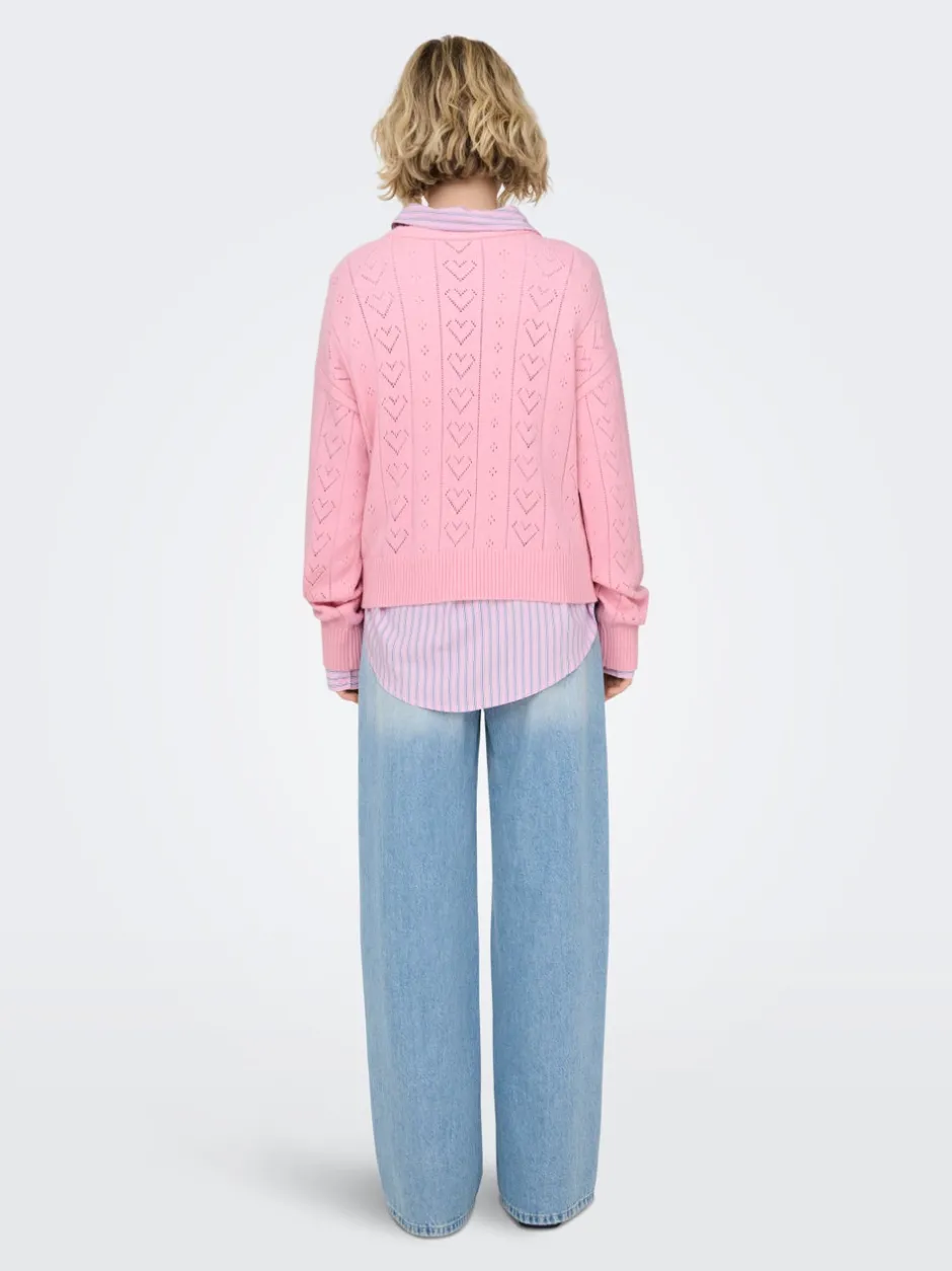 Hot ONLISA Striktrøje Dame Strik & Cardigans