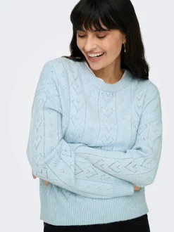 Hot ONLISA Striktrøje Dame Strik & Cardigans