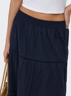 Discount ONLISABELLA Nederdel Lang nederdel Dame Nederdele