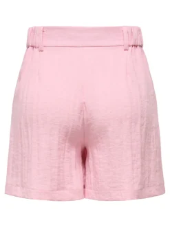 Discount ONLITA Høj talje Regular fit Hør Bermuda-shorts Dame Shorts