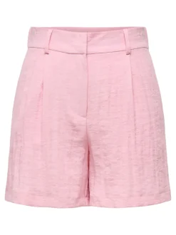 Discount ONLITA Høj talje Regular fit Hør Bermuda-shorts Dame Shorts