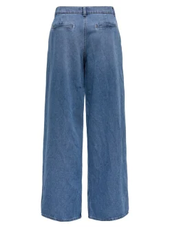 ONLIVY Mellemhøj talje Wide leg fit Jeans Dame Jeans|Jeans