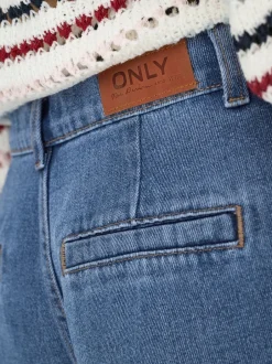 ONLIVY Mellemhøj talje Wide leg fit Jeans Dame Jeans|Jeans