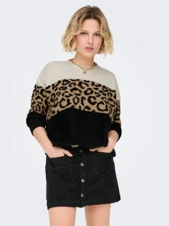Clearance ONLJADE Striktrøje Dame Strik & Cardigans